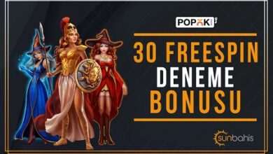 SunBahis 30 Freespin Deneme Bonusu​